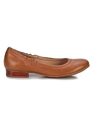 Ros Hommerson Women's Tess Flat Slip On Shoes in Luggage (view 1)
