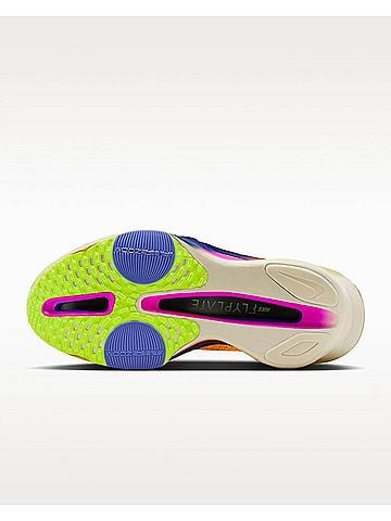 Nike Women's Air Zoom Alphafly 3 Running Shoes in Laser Orange/Citron Pulse/Volt Ice/Indigo Burst (view 2)