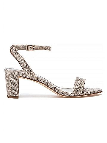 Pelle Moda Women's Moira 2 Sandals in Platinum Gold Metallic (view 2)