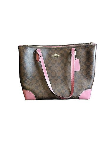 Coach Leather Tote (view 1)