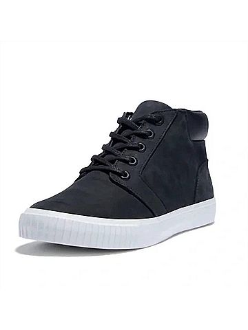 Timberland Women's Skyla Bay Chukka Sneakers in Black Nubuck (view 2)