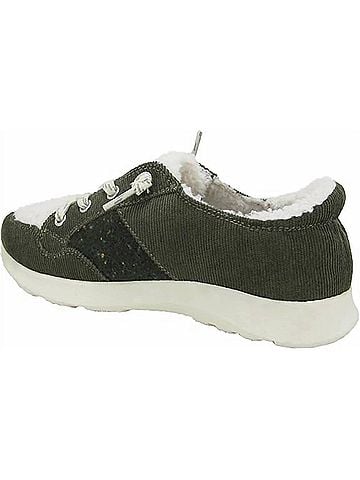Jellypop Women's Fable Sneakers in Olive Corduroy (view 2)