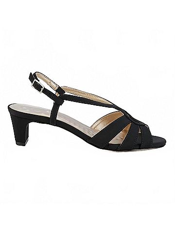 Ros Hommerson Women's Leandra Heel Strap Sandal in Black (view 1)