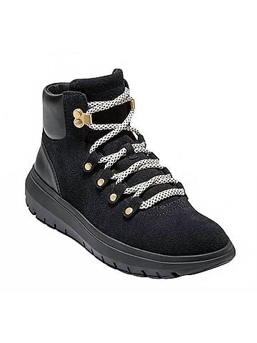 Cole Haan Women'S Grand Raelyn Waterproof Hiking Boots in Black (view 1)