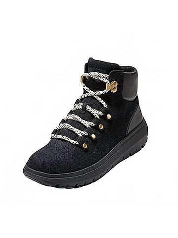 Cole Haan Women'S Grand Raelyn Waterproof Hiking Boots in Black (view 2)