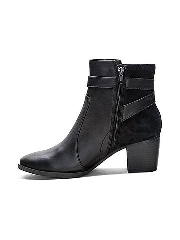 Aetrex Women's Rebecca Heel Boot in Black (view 2)