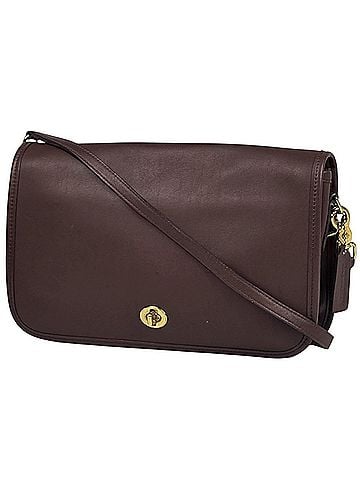 Coach Coach handbag, Old style, leather, brown, 9635, women's. (view 1)