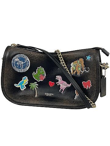 Coach Coach COACH Shoulder Bag Waverley Sticker Print 2-Way Leather Brown CEG41 Women's (view 1)