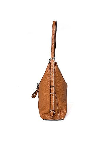 Tod's Tod's T-Timeless Leather Shoulder Bag, Brown (view 2)