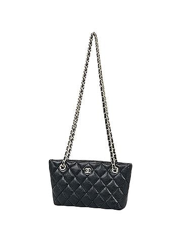 Chanel Chanel CHANEL Shoulder Bag Coco Mark 2WAY Caviar Skin Black AP4423 Women's (view 1)