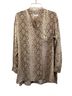 Equipment 100% Silk Snake Print Brown Multi Color Button-Down Shirt Size S - photo 1