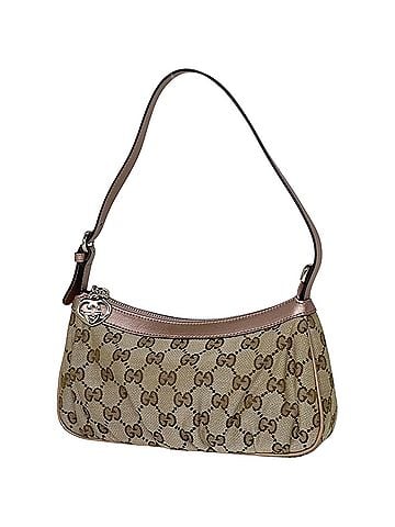 Gucci Gucci GUCCI handbag, Lovely Heart design, GG pattern, canvas, beige/pink, 245938, women's. (view 1)