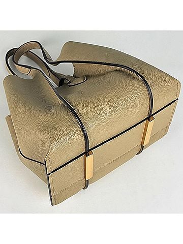 Tod's Tod's T-Timeless Shopping Bag, Mini, 2-Way, Leather, Beige, Women's Handbag (view 2)