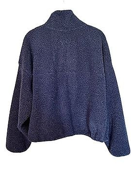 Abercrombie & Fitch Sherpa Half-Zip Pullover Jacket (view 2)