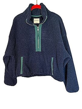 Abercrombie & Fitch Sherpa Half-Zip Pullover Jacket (view 1)