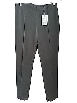 Theory Seamed Skinny Stretch Cotton Side Zip Legging Pant Leggings (view 1)