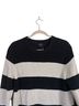 J.Crew 100% Cotton Stripes Blue White Pullover Sweater Size M - photo 2