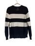 J.Crew 100% Cotton Stripes Blue White Pullover Sweater Size M - photo 1