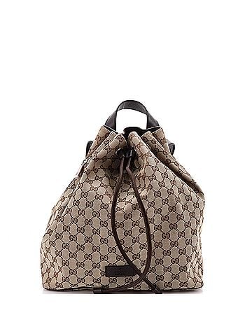 Gucci Drawstring Backpack GG Canvas Medium (view 1)