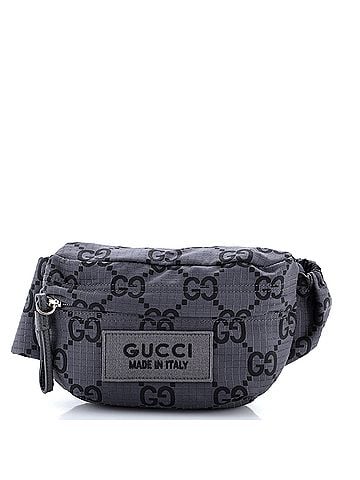 Gucci Ripstop Belt Bag GG Nylon and Leather (view 1)