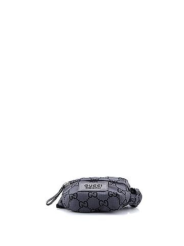 Gucci Ripstop Belt Bag GG Nylon and Leather (view 2)