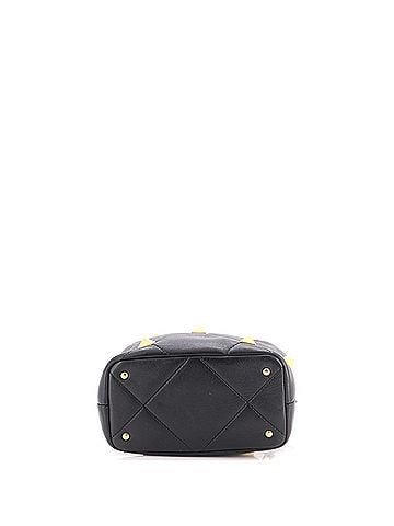 Valentino Garavani Roman Stud Top Handle Bag Quilted Leather Small (view 2)