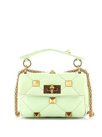 Valentino Garavani Roman Stud Flap Bag Quilted Leather Small (view 1)