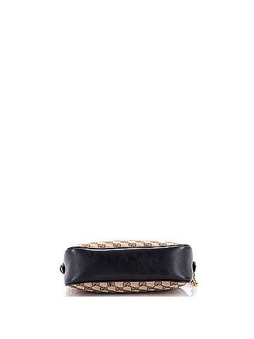 Gucci GG Marmont Shoulder Bag Diagonal Quilted GG Canvas with Leather Small (view 2)