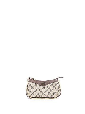 Gucci Ophidia Charm Shoulder Bag GG Coated Canvas with Leather Mini (view 1)