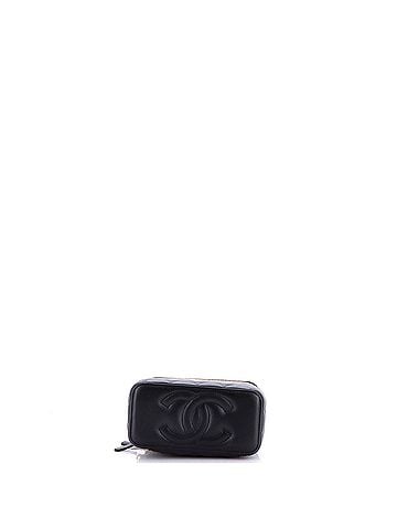 Chanel Pick Me Up Top Handle Vanity Case with Chain Quilted Lambskin Small (view 2)