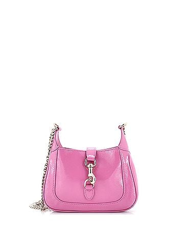 Gucci Jackie Notte Chain Hobo Patent Mini (view 1)