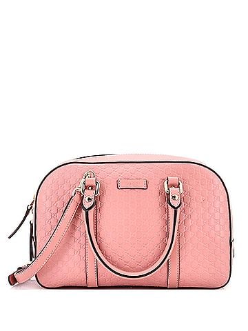 Gucci Convertible Top Handle Crossbody Bag Microguccissima Leather Medium (view 1)