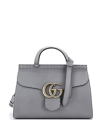 Gucci GG Marmont Top Handle Bag Leather Small (view 1)