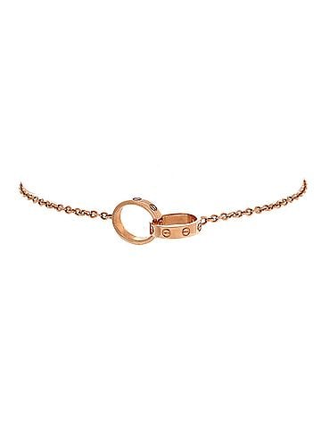 Cartier Love Interlocking Bracelet 18K Rose Gold (view 1)