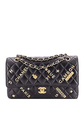Chanel Lucky Charms Classic Double Flap Bag Quilted Lambskin Medium (view 1)