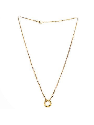 Cartier 2 Diamonds Love Pendant Necklace 18K Yellow Gold and Diamonds (view 2)