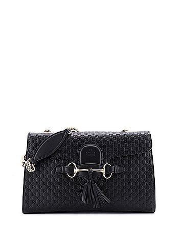 Gucci Emily Chain Flap Bag Microguccissima Leather Medium (view 1)