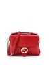 Gucci 100% Leather Red Interlocking Top Handle Bag Leather Small One size - photo 1