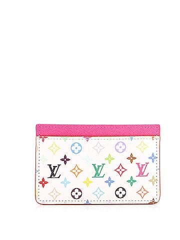 Louis Vuitton x Takashi Murakami Card Holder Monogram Multicolor with Leather (view 1)
