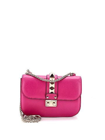 Valentino Garavani Glam Lock Shoulder Bag Leather Small (view 1)