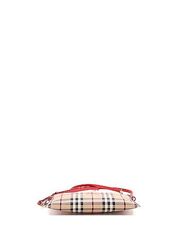 Burberry Peyton Crossbody Bag Haymarket Coated Canvas (view 2)