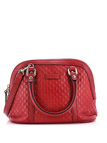 Gucci Convertible Dome Satchel Microguccissima Leather Mini (view 1)