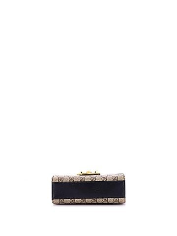 Gucci Padlock Shoulder Bag GG Coated Canvas and Leather Small (view 2)