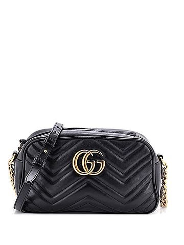Gucci GG Marmont Shoulder Bag Matelasse Leather Small (view 1)