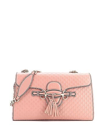 Gucci Emily Chain Flap Bag Microguccissima Leather Medium (view 1)