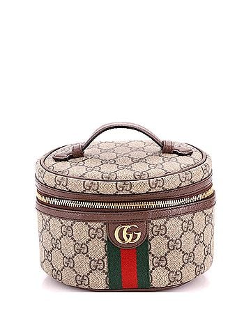 Gucci Ophidia Top Handle Cosmetic Case GG Coated Canvas Mini (view 1)