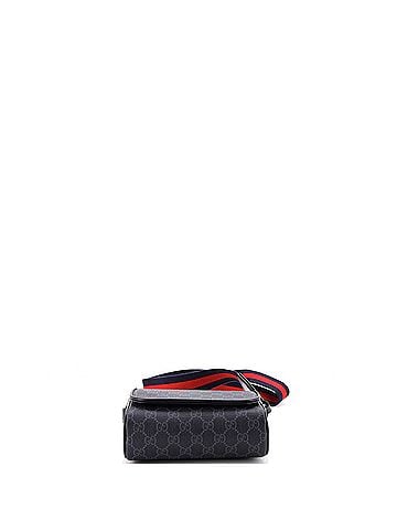 Gucci Web Flap Messenger Bag GG Coated Canvas Super Mini (view 2)