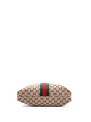 Gucci Front Pocket Web Messenger GG Canvas Small (view 2)