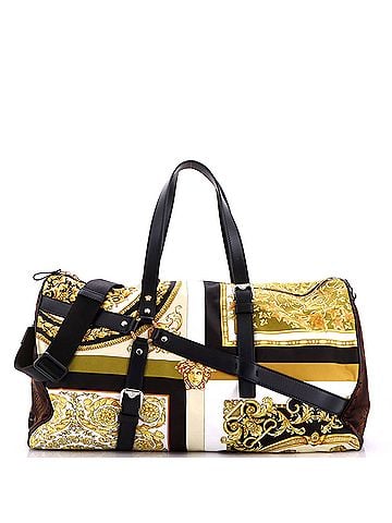 Versace Bondage Duffle Bag Barocco Print Nylon Large (view 1)