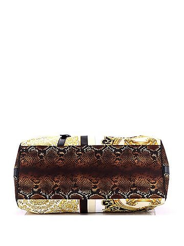 Versace Bondage Duffle Bag Barocco Print Nylon Large (view 2)